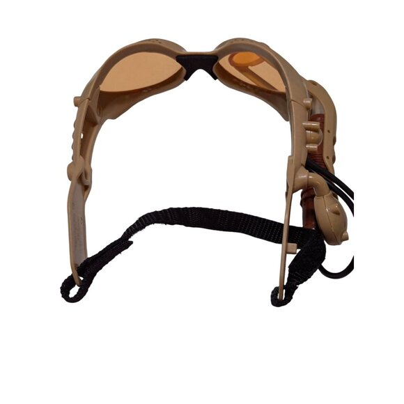 Laser Tag Tiger Electronics Hasbro Lazer OPS Team Goggles Headset Tan - Picture 3 of 5